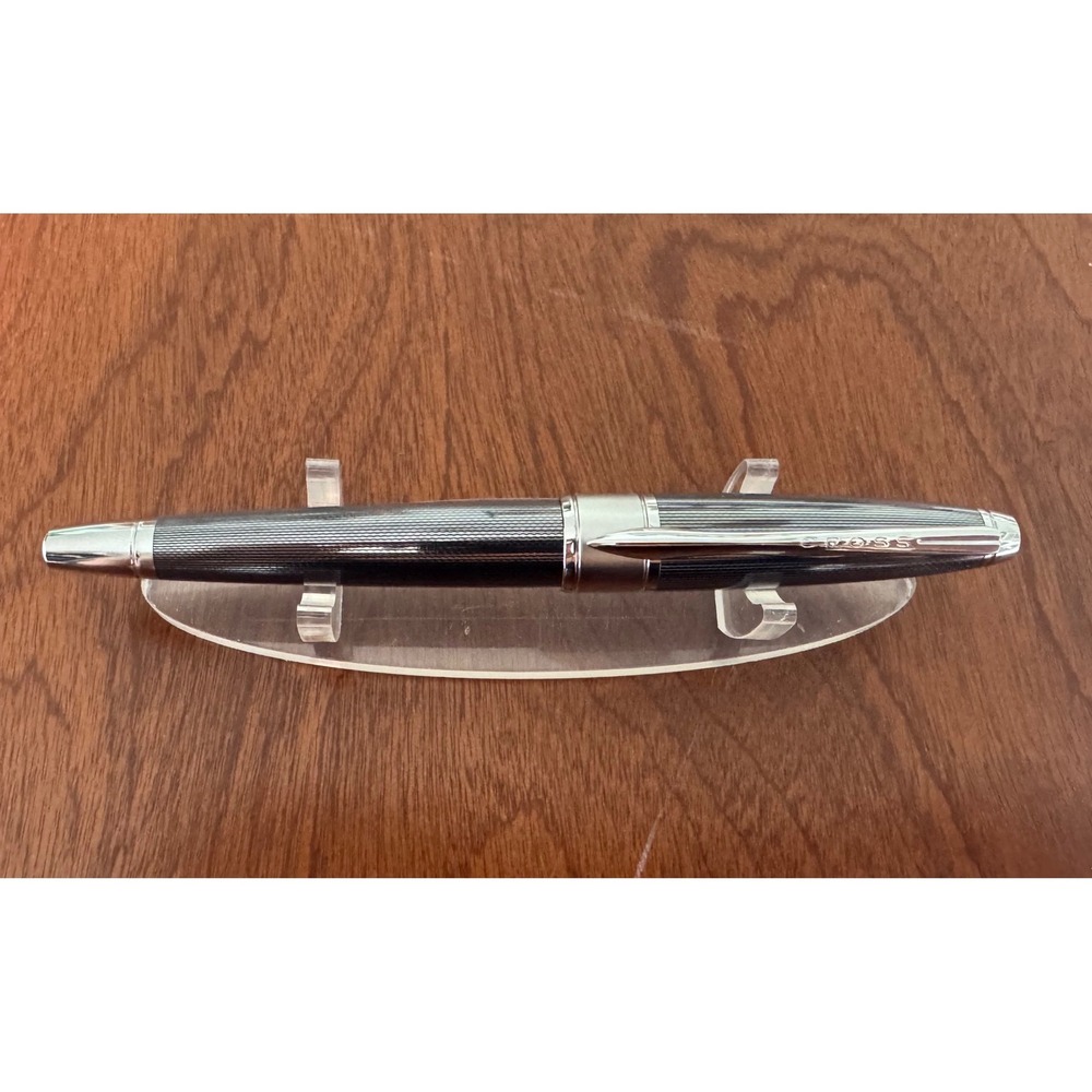 Cross Apogee Frosty Steel Rollerball Pen No Box